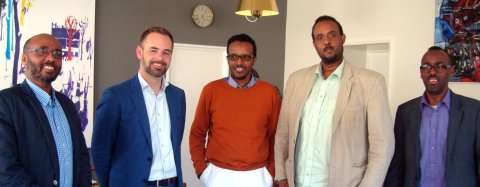 AarhuSomali møder Aarhus' borgmester Jacob Bundsgaard