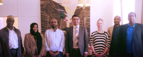 AarhuSomali besøg fra Holland, modtaget af Bunyamin Simsek AarhuSomali besøg fra Holland, modtaget af Bünyamin Simsek